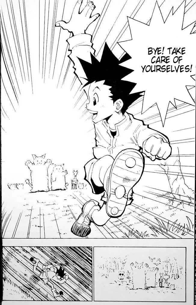 Hunter x Hunter Manga Chapter 1 page 26 - The Day of Departure