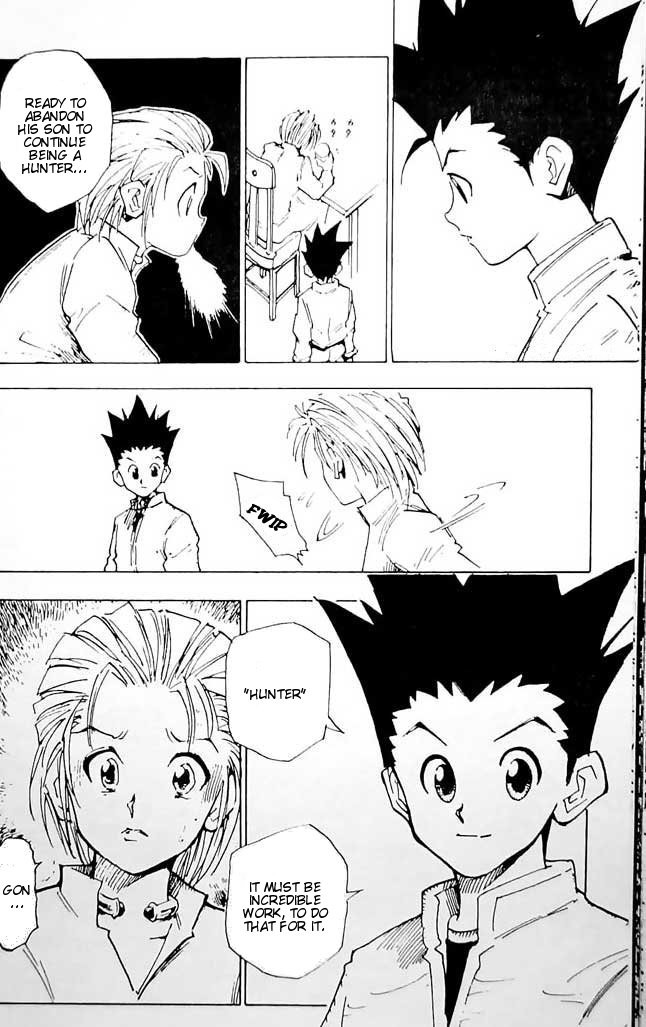 Hunter x Hunter Manga Chapter 1 page 28 - The Day of Departure
