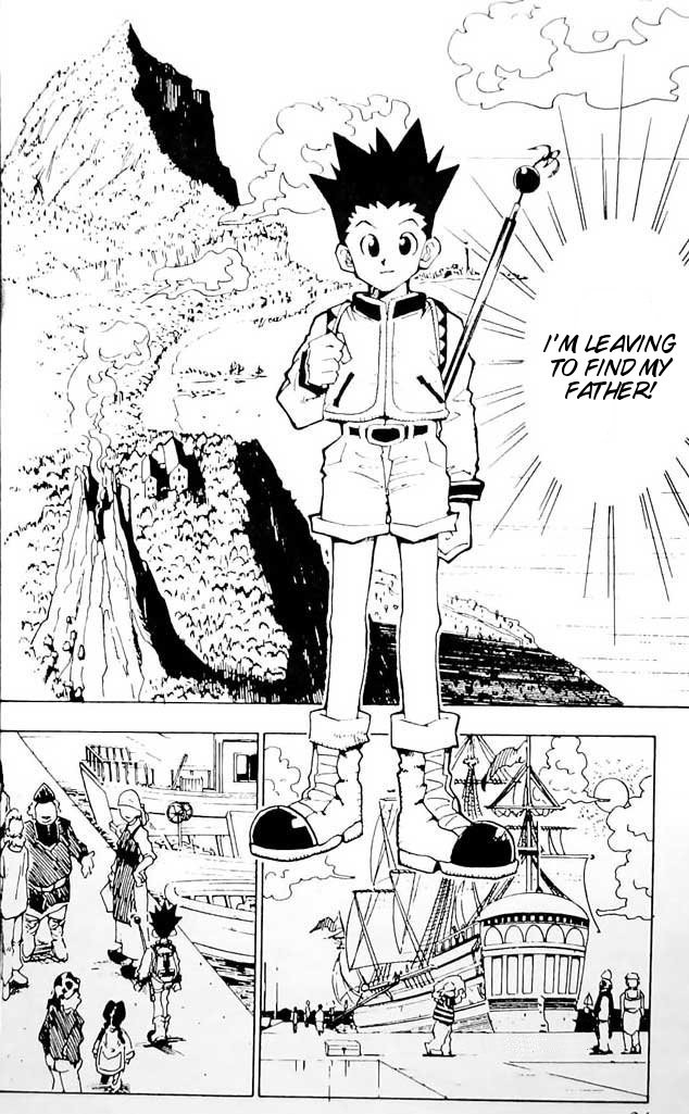 Hunter x Hunter Manga Chapter 1 page 30 - The Day of Departure