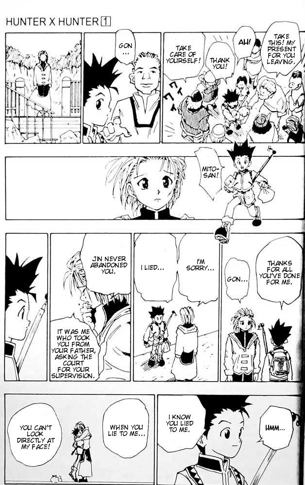 Hunter x Hunter Manga Chapter 1 page 31 - The Day of Departure