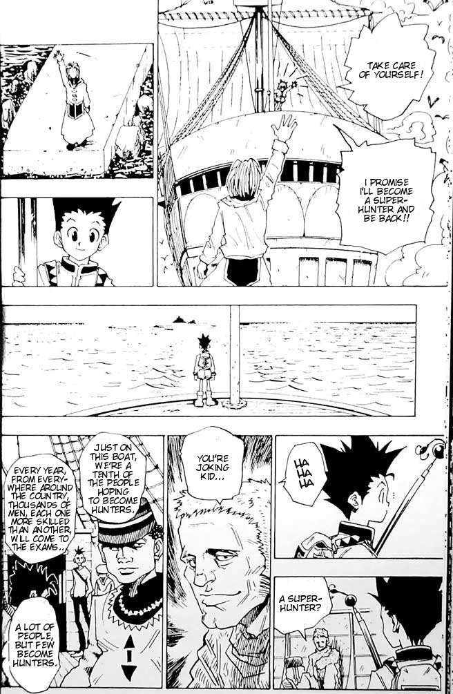Hunter x Hunter Manga Chapter 1 page 32 - The Day of Departure