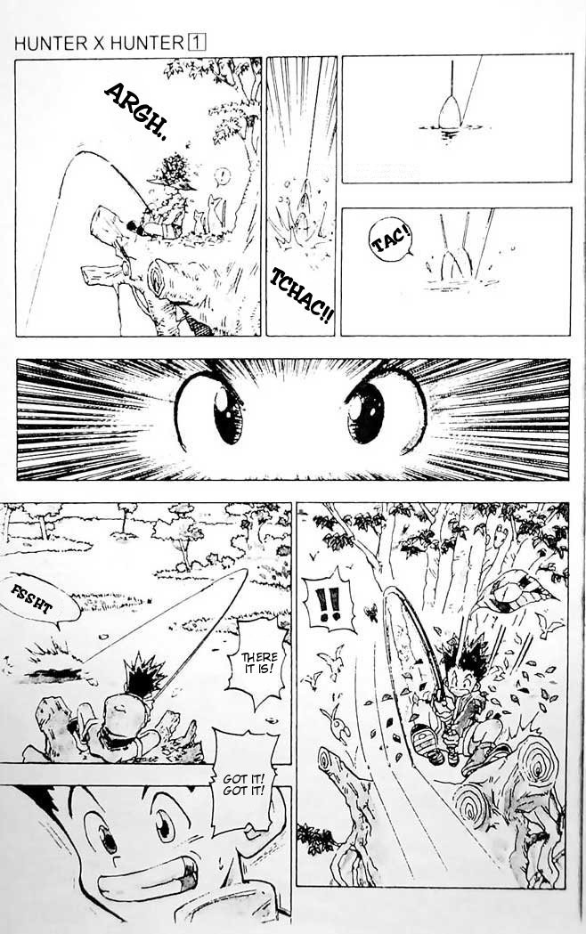 Hunter x Hunter Manga Chapter 1 page 7 - The Day of Departure