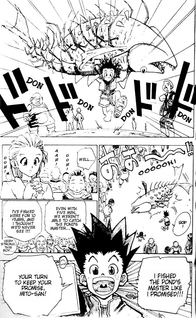 Hunter x Hunter Manga Chapter 1 page 9 - The Day of Departure