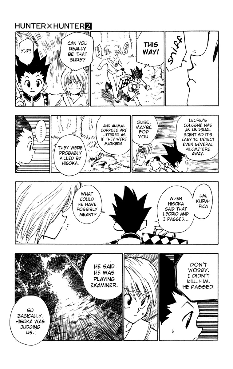 Hunter x Hunter Manga Chapter 10 page 3 - An Unexpected Task