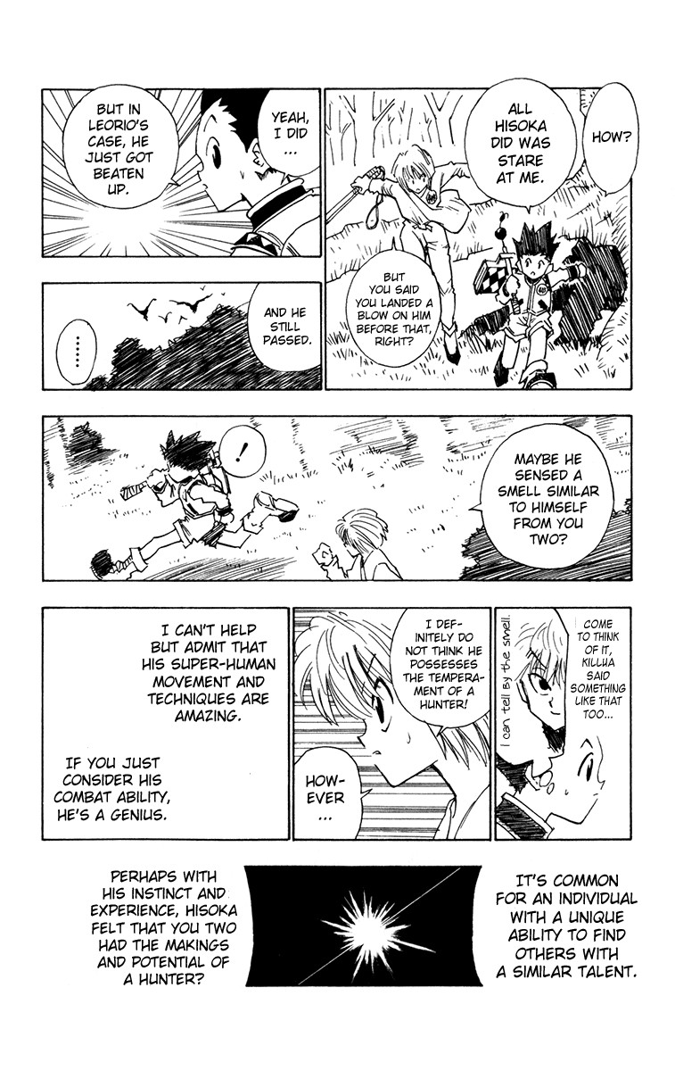 Hunter x Hunter Manga Chapter 10 page 4 - An Unexpected Task