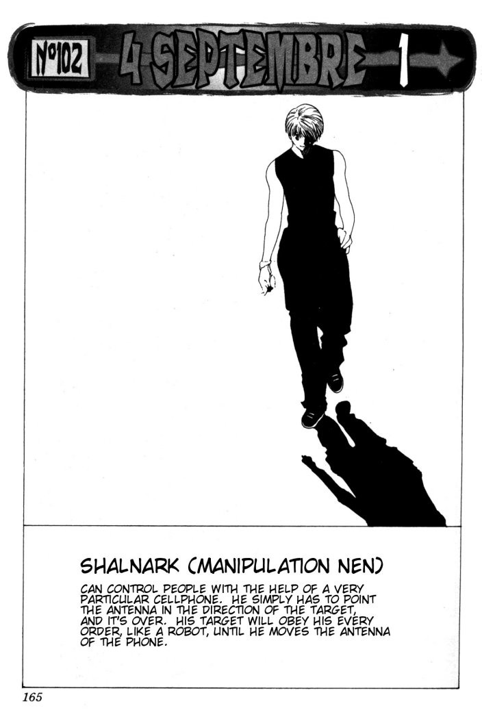 Hunter x Hunter Manga Chapter 102 page 3 - September 4th: Part 1