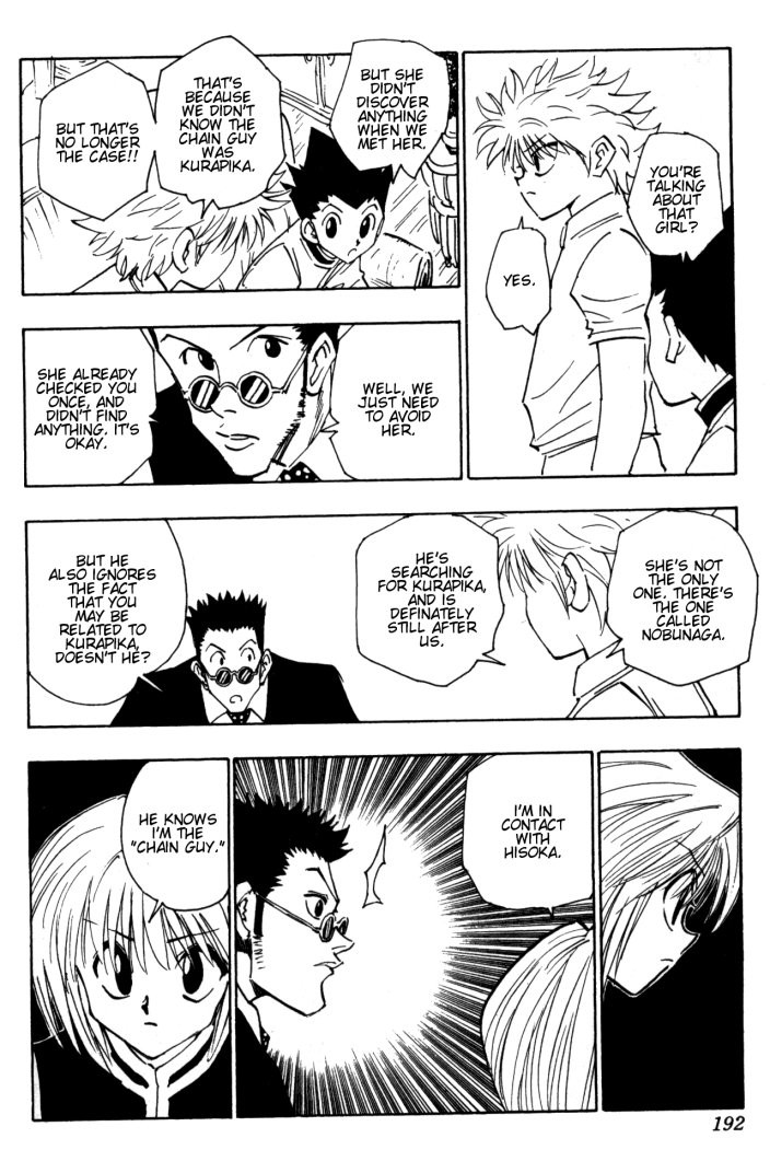 Hunter x Hunter Manga Chapter 103 page 10 - September 4th: Part 2
