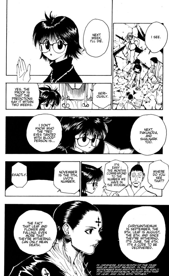 Hunter x Hunter Manga Chapter 104 page 7 - September 4th: Part 3