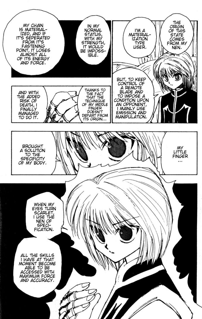 Hunter x Hunter Manga Chapter 108 page 5 - September 4th: Part 7