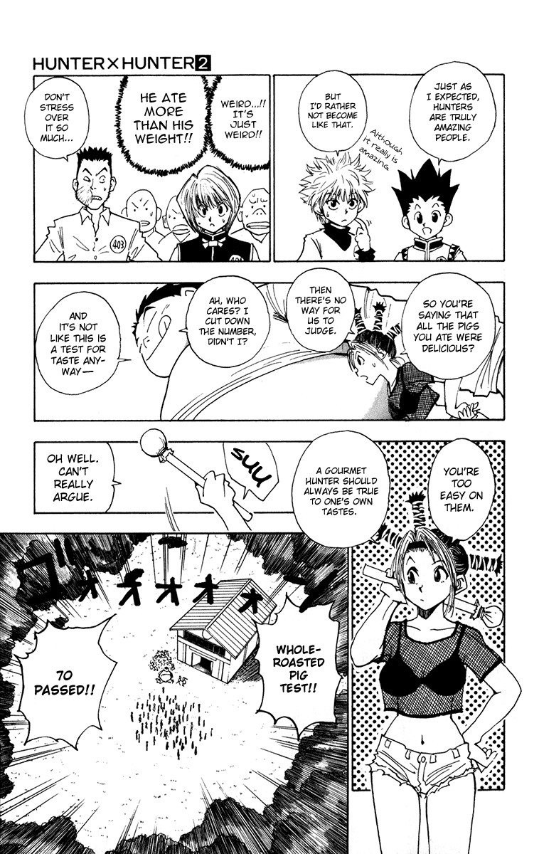 Hunter x Hunter Manga Chapter 11 page 3 - The Inevitable Outcome