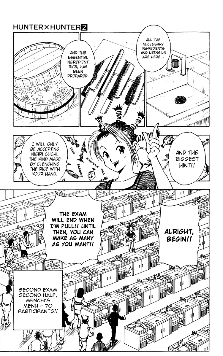 Hunter x Hunter Manga Chapter 11 page 7 - The Inevitable Outcome