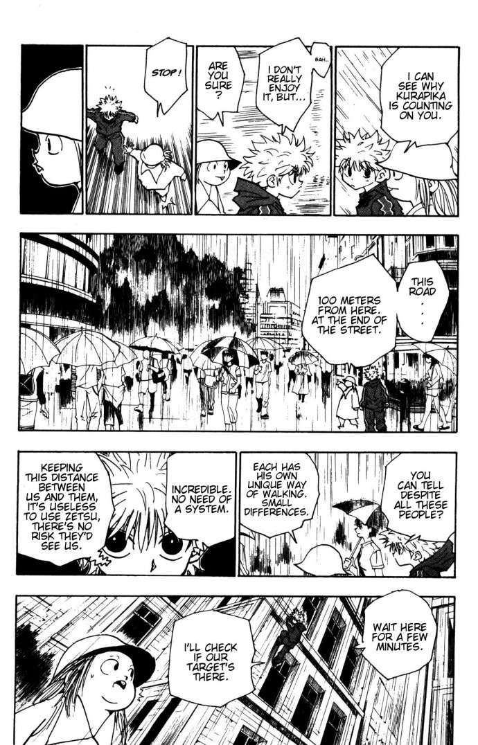 Hunter x Hunter Manga Chapter 110 page 3 - September 4th: Part 9