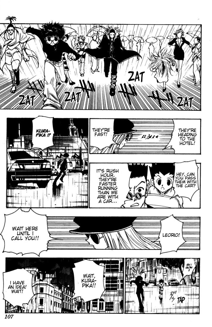 Hunter x Hunter Manga Chapter 111 page 3 - September 4th: Part 10