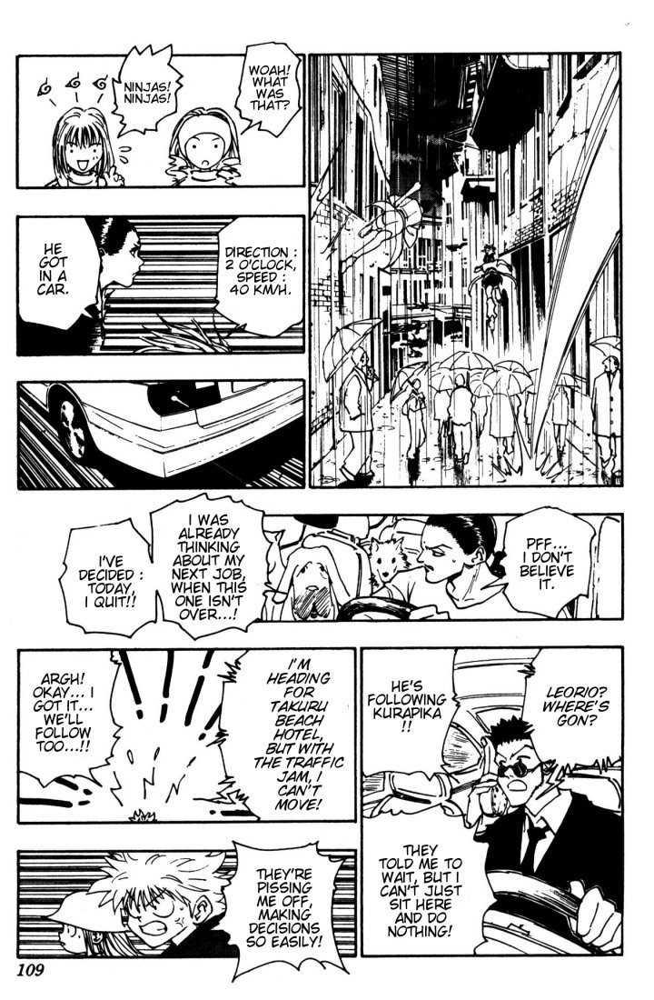 Hunter x Hunter Manga Chapter 111 page 5 - September 4th: Part 10