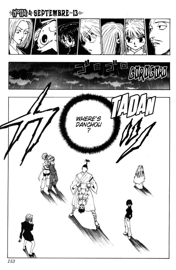 Hunter x Hunter Manga Chapter 114 page 1 - September 4th: Part 13