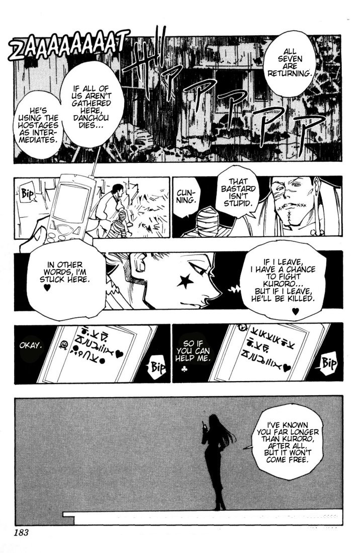 Hunter x Hunter Manga Chapter 115 page 15 - September 4th: Part 14