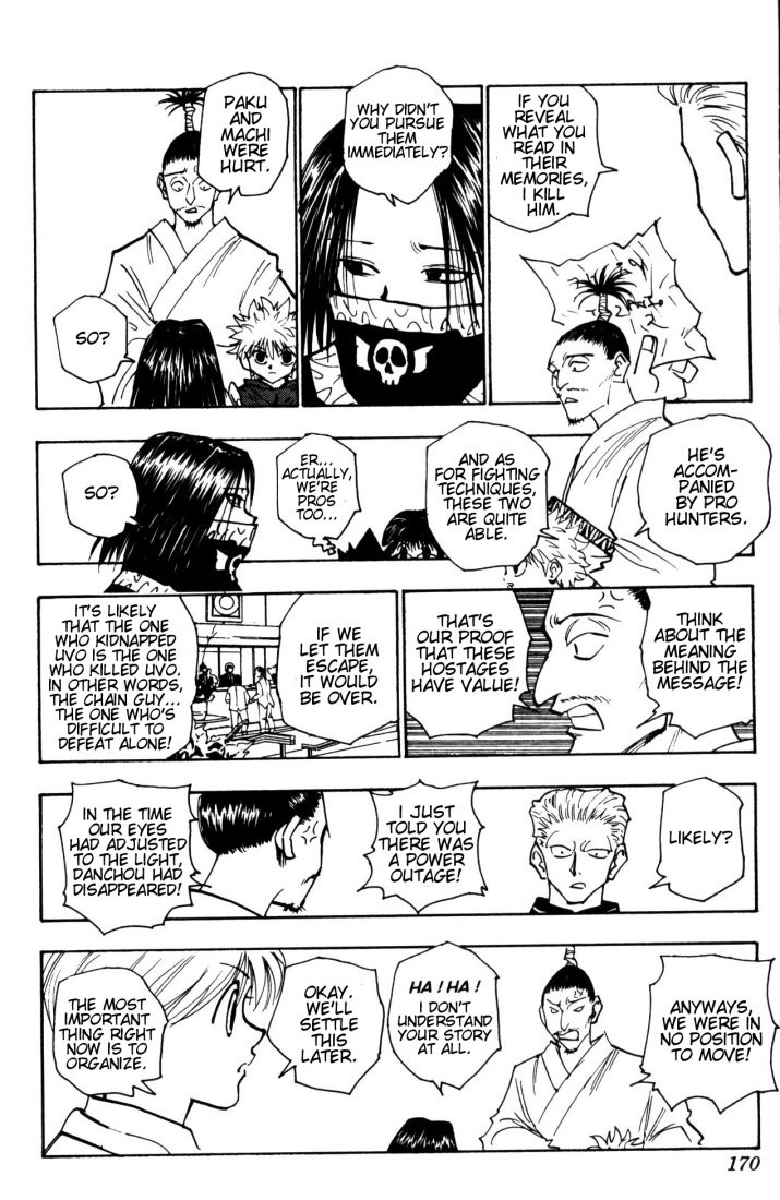 Hunter x Hunter Manga Chapter 115 page 2 - September 4th: Part 14