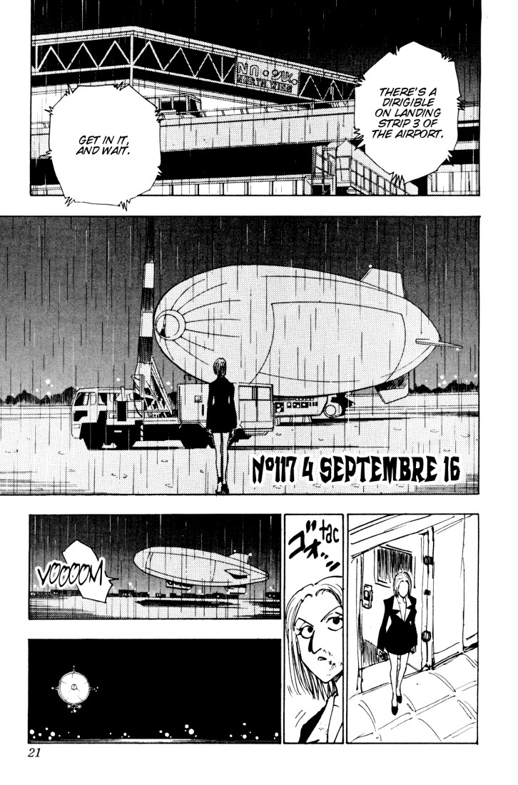 Hunter x Hunter Manga Chapter 117 page 1 - September 4th: Part 16