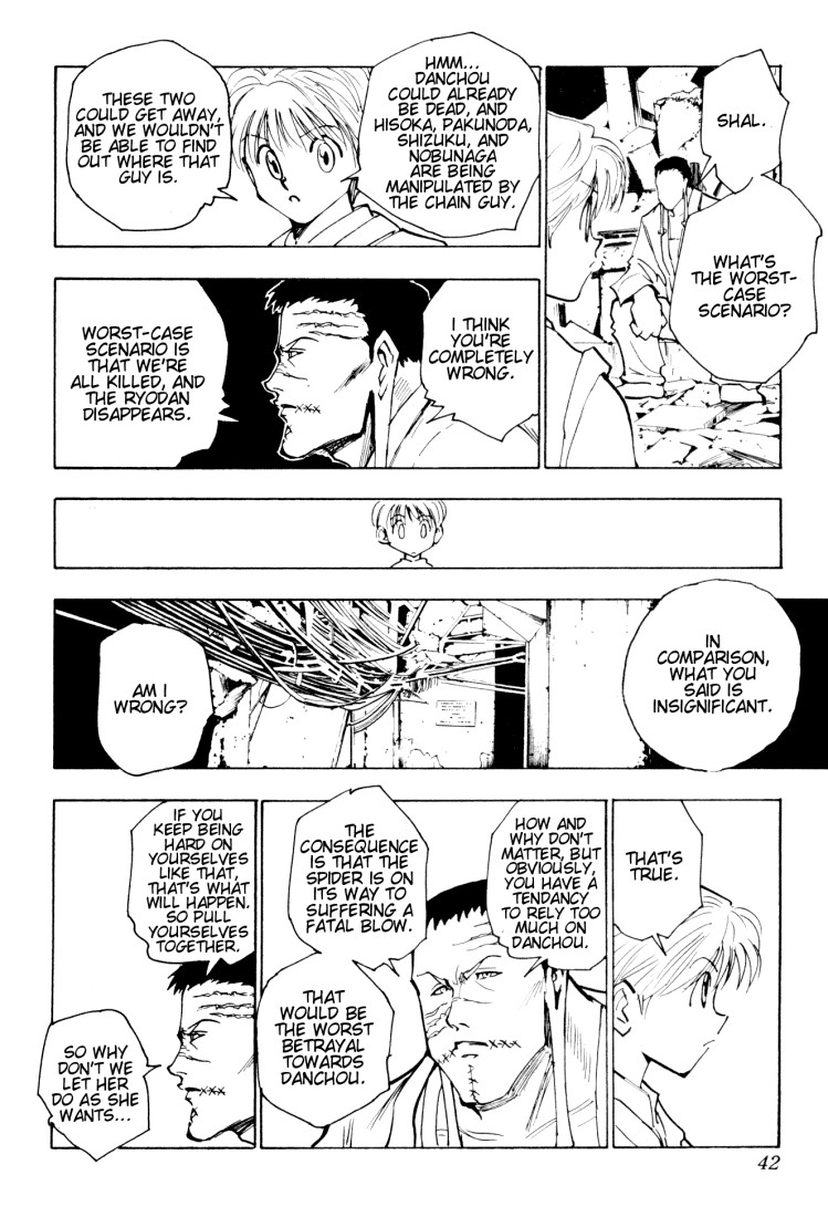 Hunter x Hunter Manga Chapter 118 page 6 - September 4th: Part 17