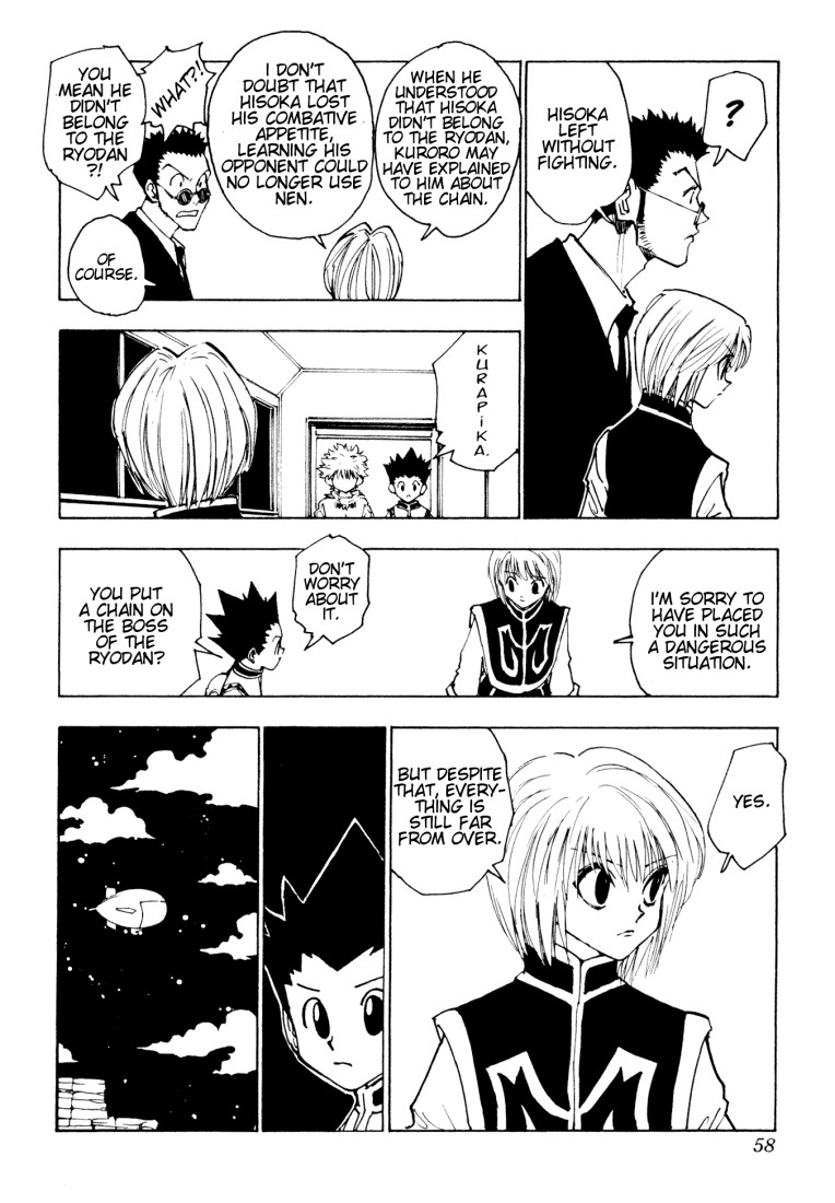 Hunter x Hunter Manga Chapter 119 page 6 - September 4th: Part 18