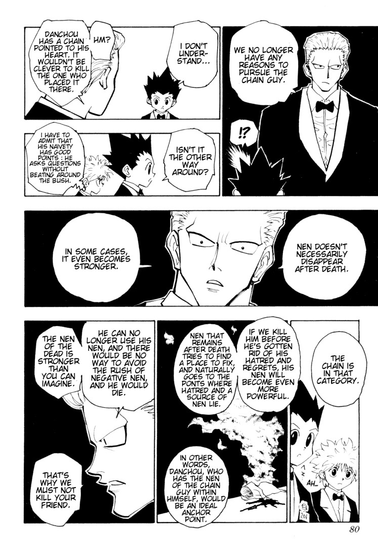 Hunter x Hunter Manga Chapter 120 page 12 - September 6th: Part 1