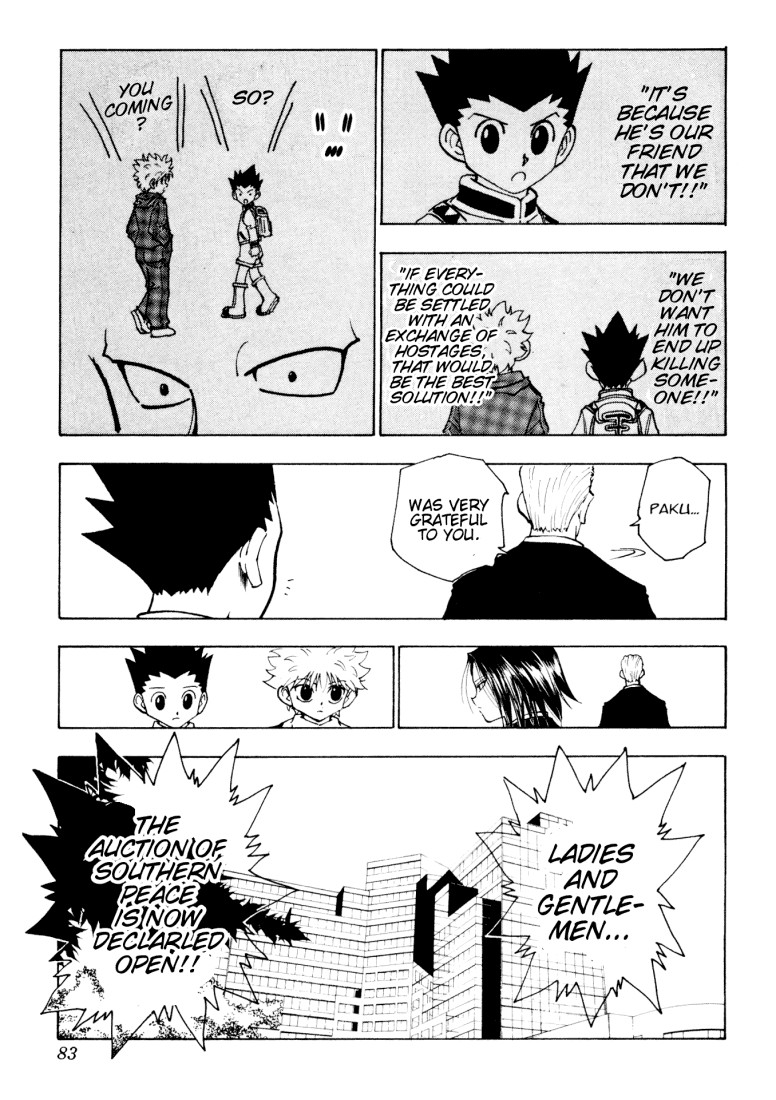 Hunter x Hunter Manga Chapter 120 page 15 - September 6th: Part 1
