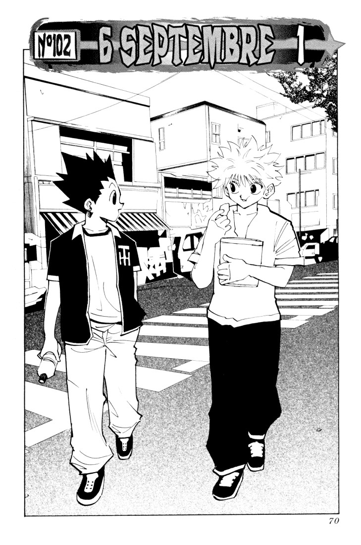Hunter x Hunter Manga Chapter 120 page 2 - September 6th: Part 1