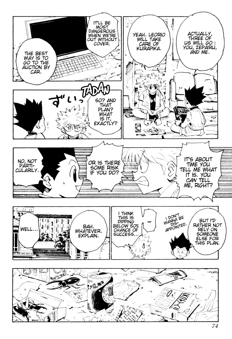 Hunter x Hunter Manga Chapter 120 page 6 - September 6th: Part 1