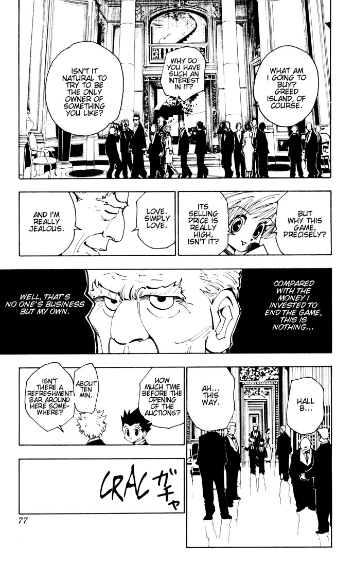 Hunter x Hunter Manga Chapter 120 page 9 - September 6th: Part 1