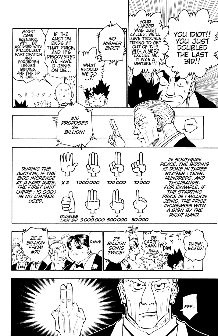 Hunter x Hunter Manga Chapter 121 page 10 - September 6th: Part 2