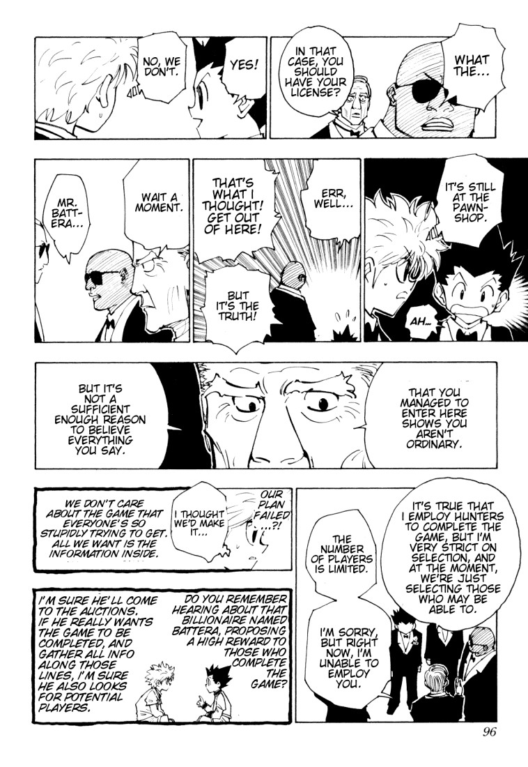 Hunter x Hunter Manga Chapter 121 page 12 - September 6th: Part 2