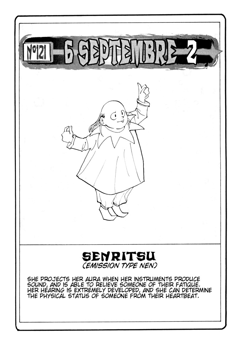 Hunter x Hunter Manga Chapter 121 page 2 - September 6th: Part 2