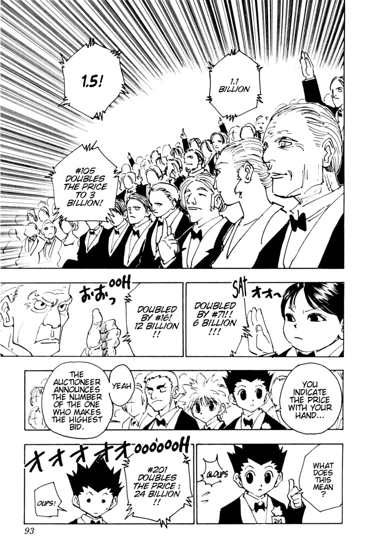 Hunter x Hunter Manga Chapter 121 page 9 - September 6th: Part 2