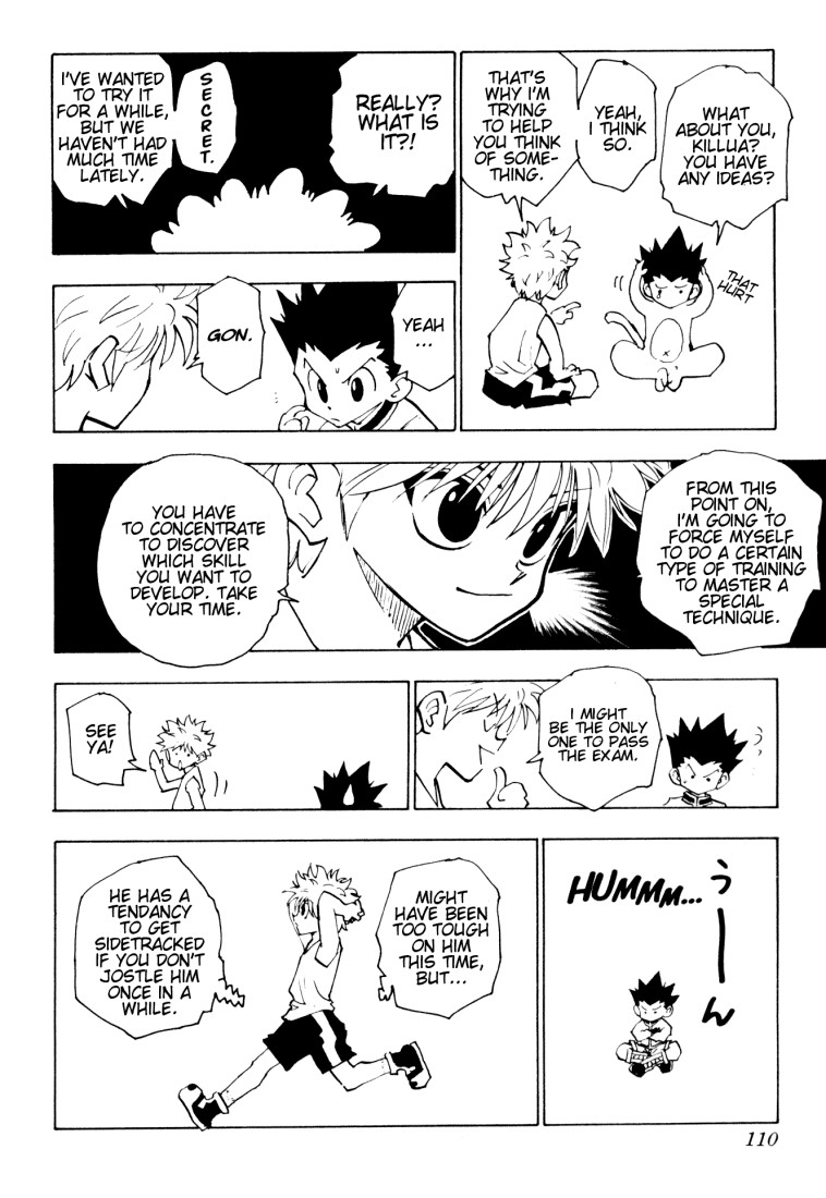 Hunter x Hunter Manga Chapter 122 page 10 - September 6th: Part 3