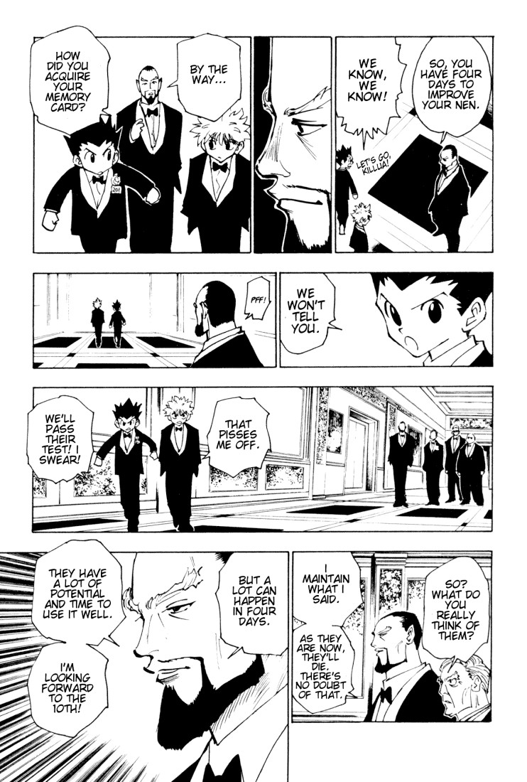 Hunter x Hunter Manga Chapter 122 page 5 - September 6th: Part 3