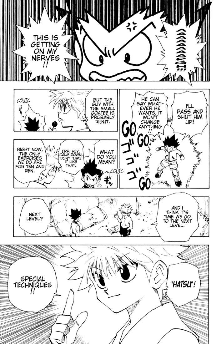 Hunter x Hunter Manga Chapter 122 page 7 - September 6th: Part 3