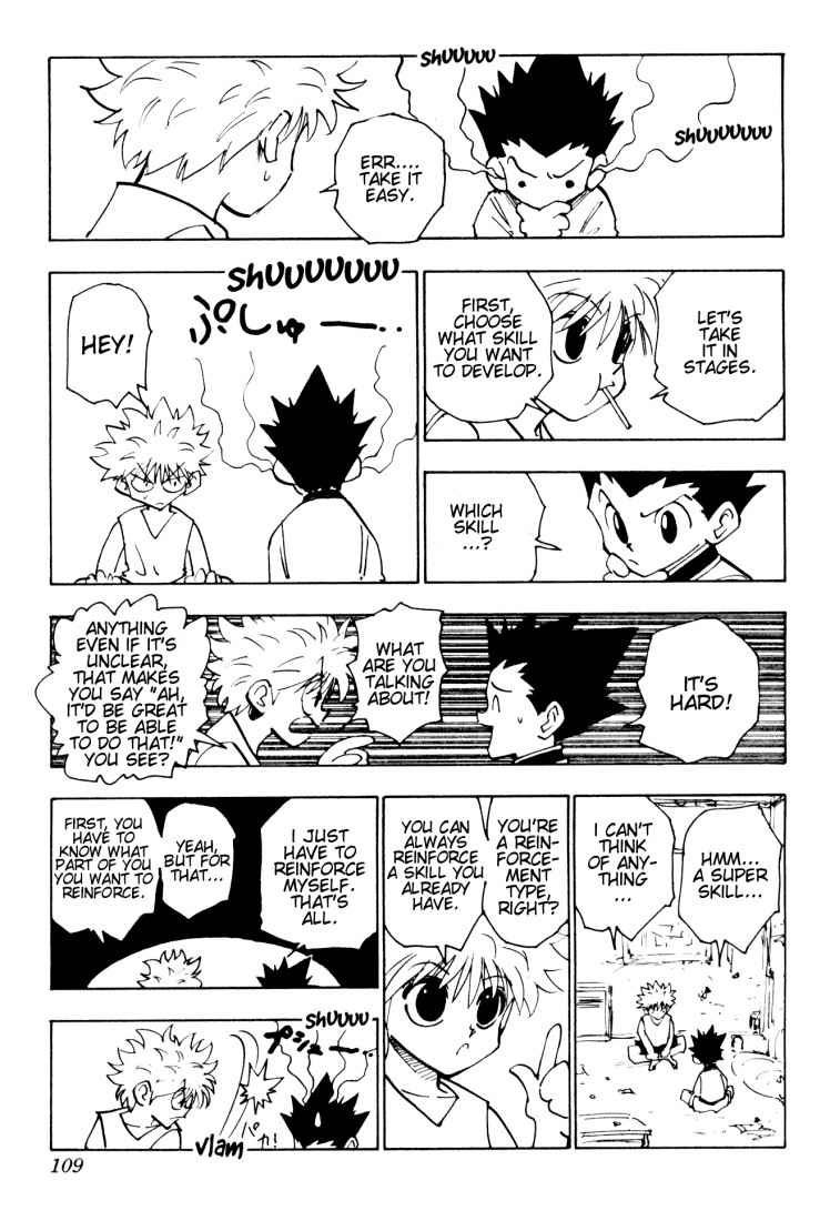 Hunter x Hunter Manga Chapter 122 page 9 - September 6th: Part 3