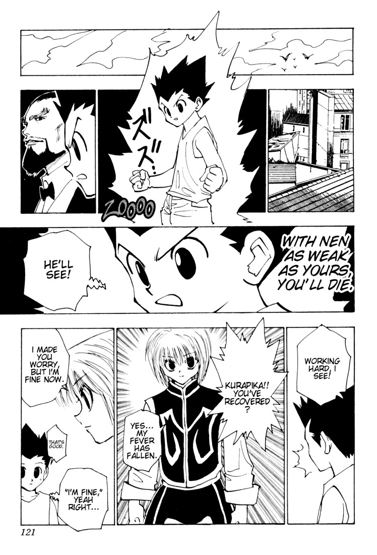 Hunter x Hunter Manga Chapter 123 page 5 - September 6th: Part 4