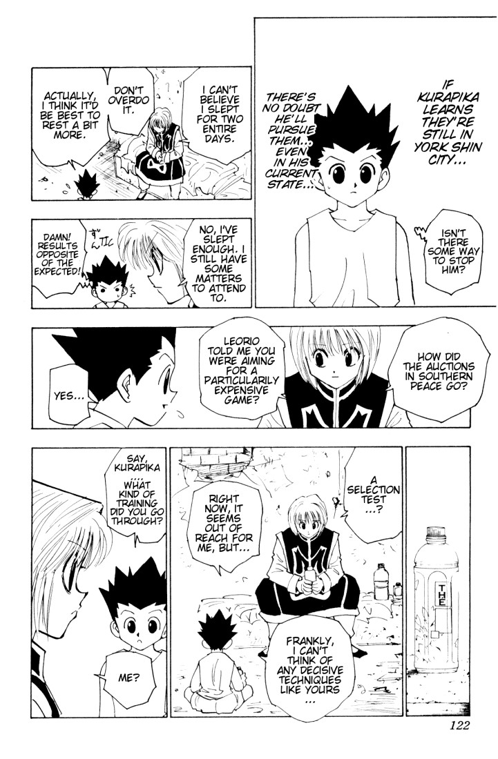 Hunter x Hunter Manga Chapter 123 page 6 - September 6th: Part 4