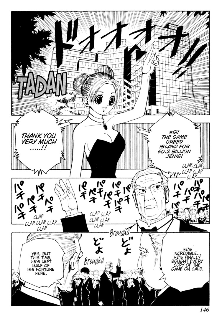 Hunter x Hunter Manga Chapter 124 page 14 - September 7th: Part 1 to September 10th: Part 1