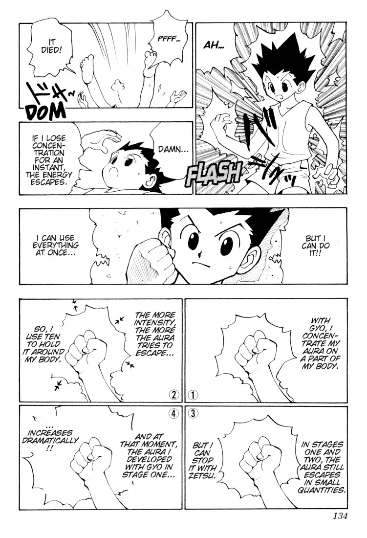 Hunter x Hunter Manga Chapter 124 page 2 - September 7th: Part 1 to September 10th: Part 1