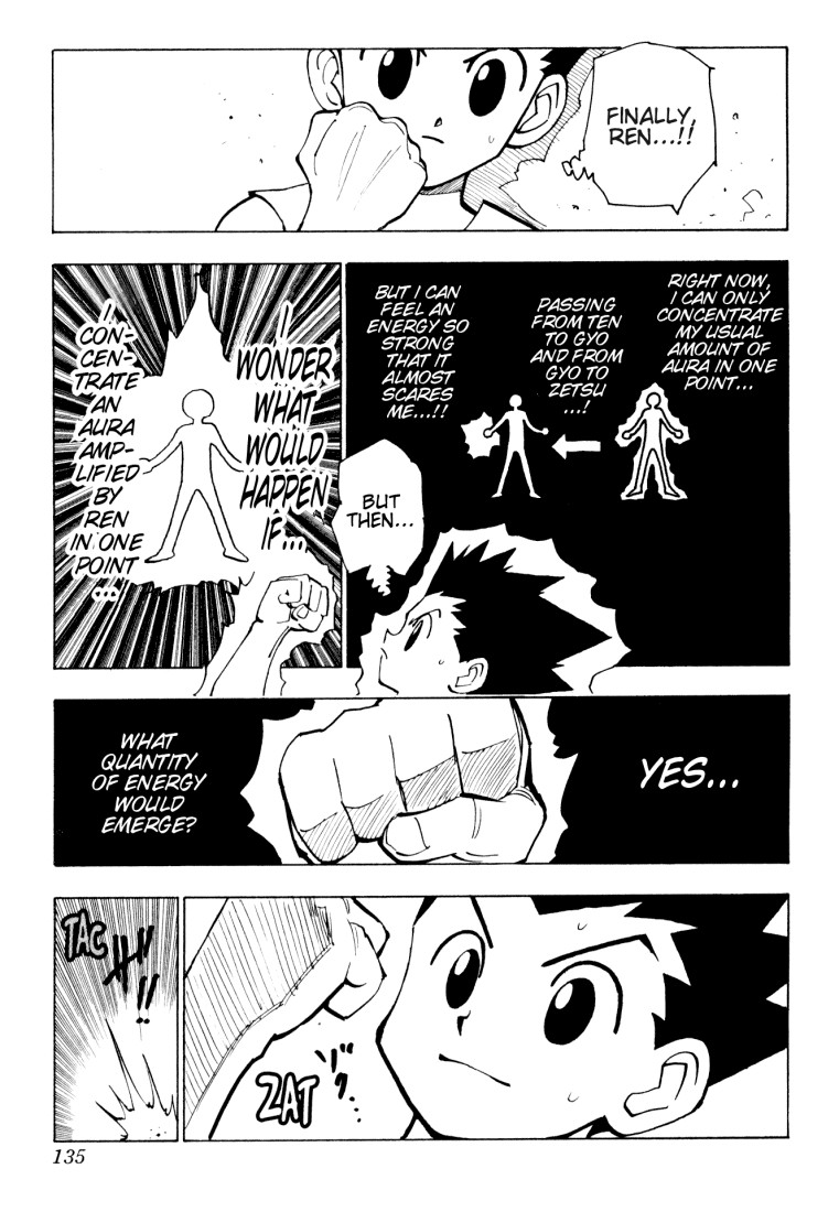 Hunter x Hunter Manga Chapter 124 page 3 - September 7th: Part 1 to September 10th: Part 1