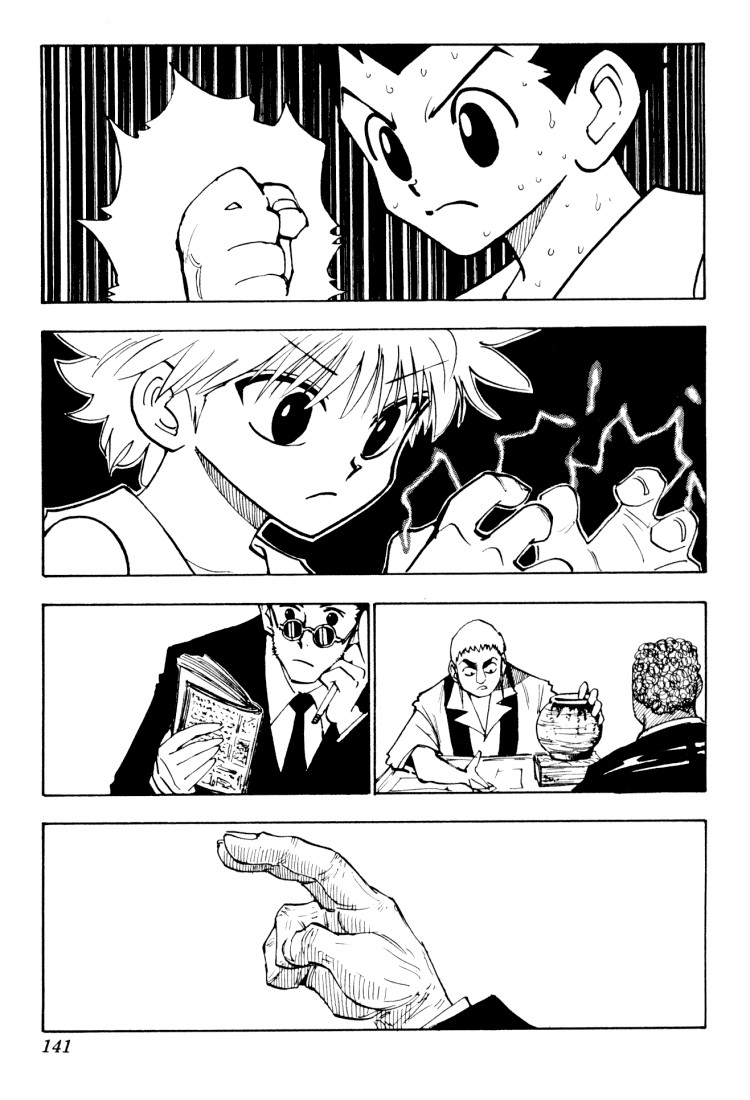 Hunter x Hunter Manga Chapter 124 page 9 - September 7th: Part 1 to September 10th: Part 1