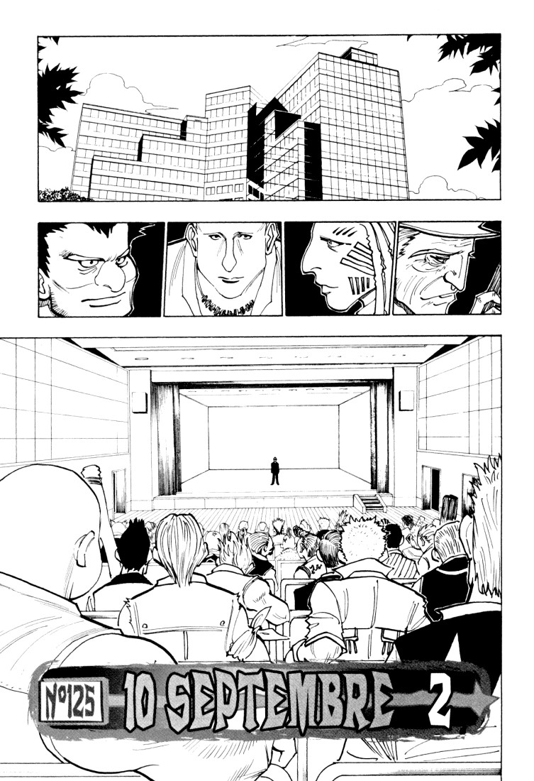 Hunter x Hunter Manga Chapter 125 page 1 - September 10th: Part 2