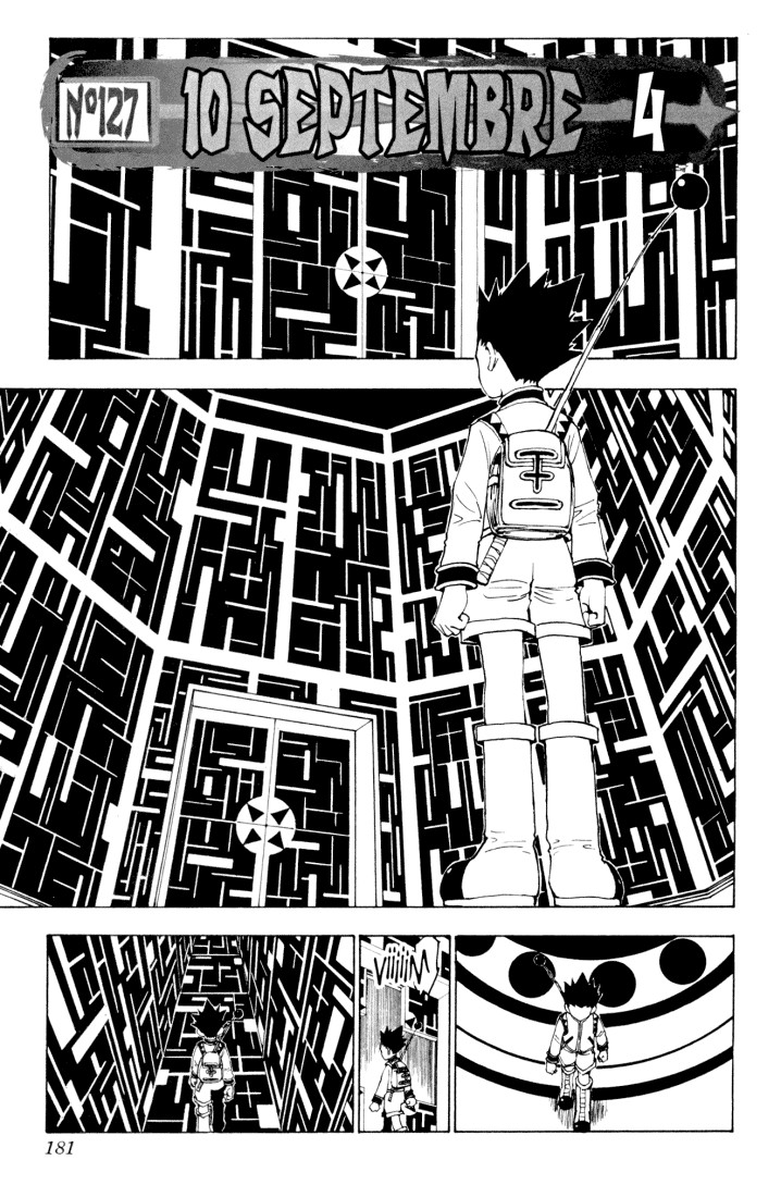 Hunter x Hunter Manga Chapter 127 page 1 - September 10th: Part 4