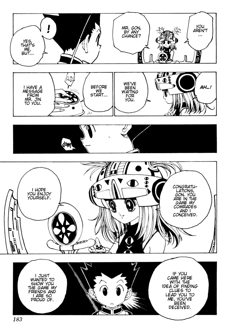 Hunter x Hunter Manga Chapter 127 page 3 - September 10th: Part 4