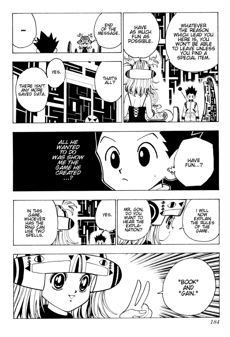 Hunter x Hunter Manga Chapter 127 page 4 - September 10th: Part 4