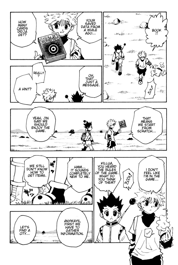 Hunter x Hunter Manga Chapter 128 page 4 - September 10th: Part 5