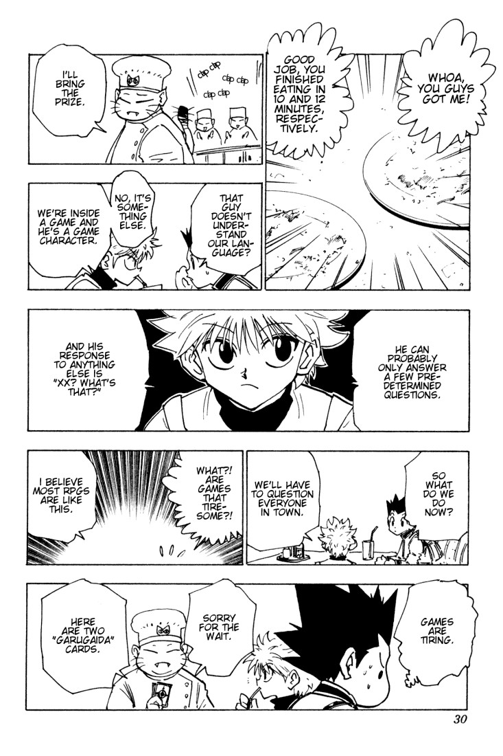 Hunter x Hunter Manga Chapter 129 page 8 - Antokiba, Town of Prizes