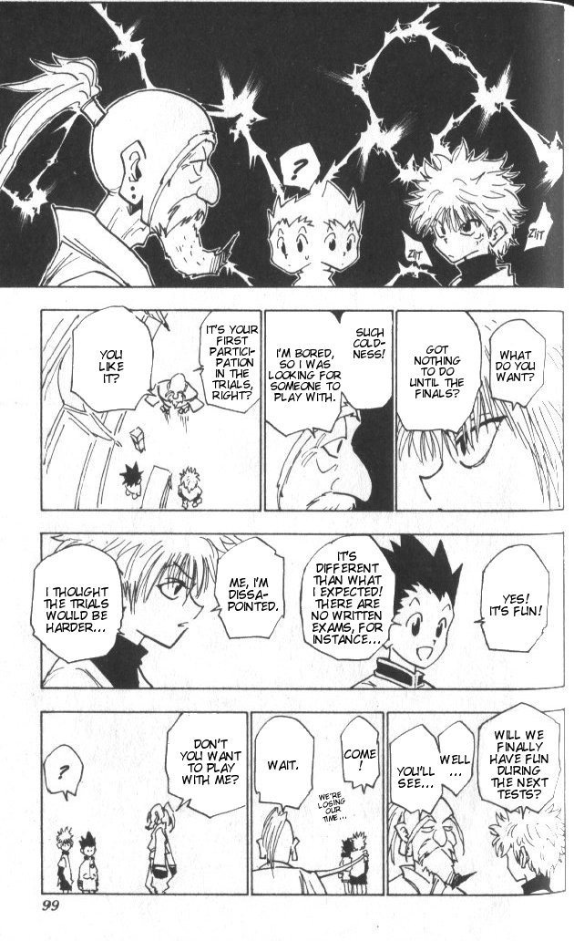 Hunter x Hunter Manga Chapter 13 page 14 - A Game at Midnight: Part 1